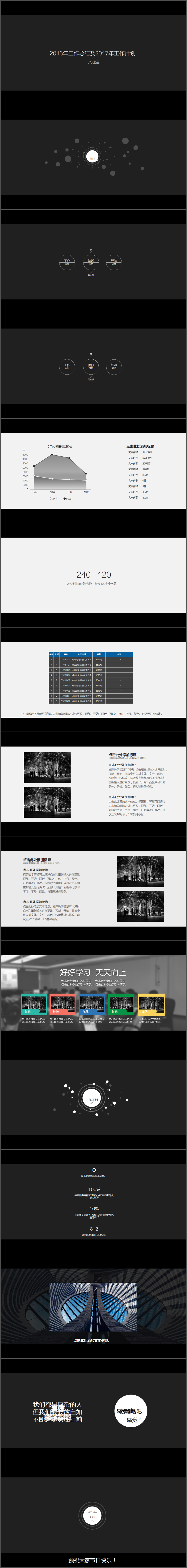 高品質(zhì)電影風(fēng)格極致黑工作總結(jié)及工作計劃