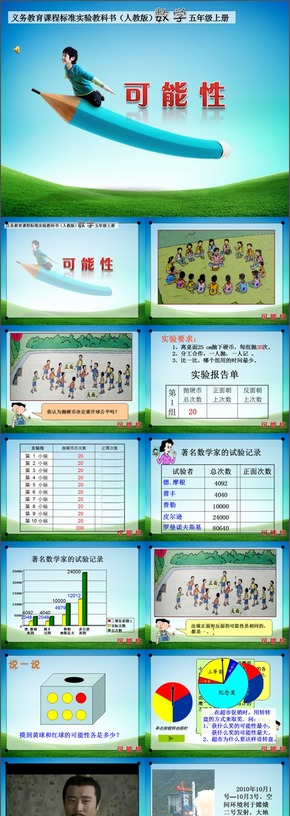 小學數(shù)學五年級上冊《可能性》教學課件