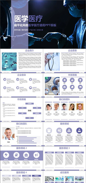 醫(yī)學(xué)介紹醫(yī)療成功案例總結(jié)匯報(bào)PPT模版