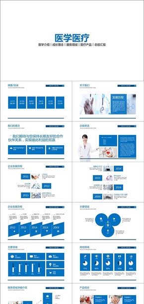 醫(yī)學案例展示醫(yī)療宣傳銷售推廣PPT模版