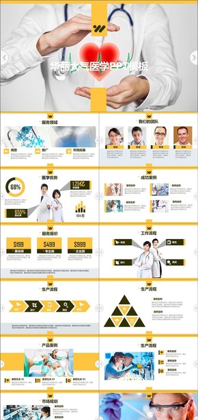 醫(yī)療介紹醫(yī)學交流產品推廣匯報PPT模板