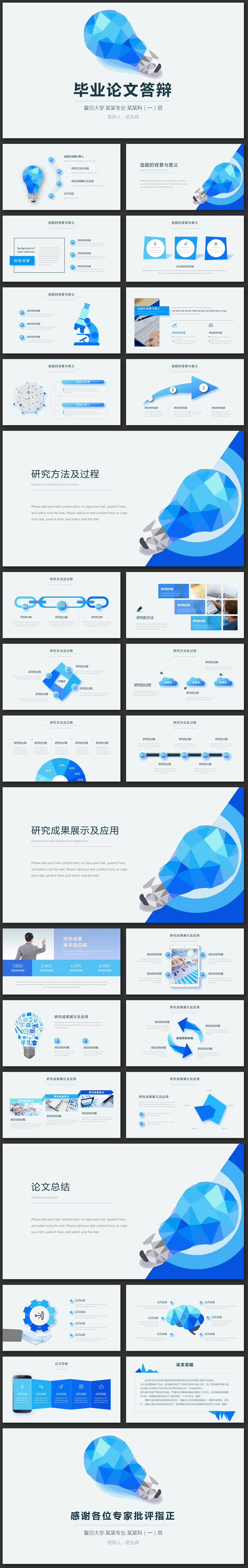 創(chuàng)意燈泡畢業(yè)論文答辯研究專題