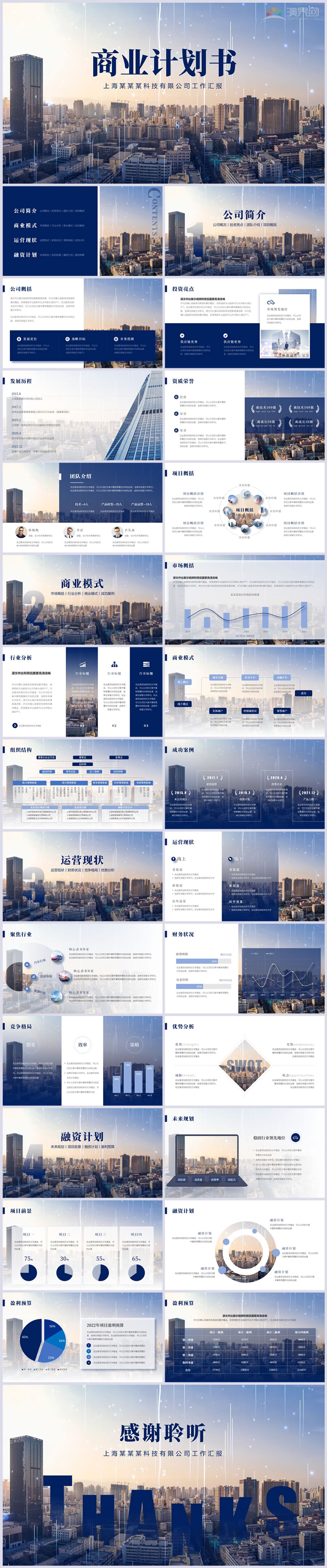 藍色動態(tài)商業(yè)計劃書