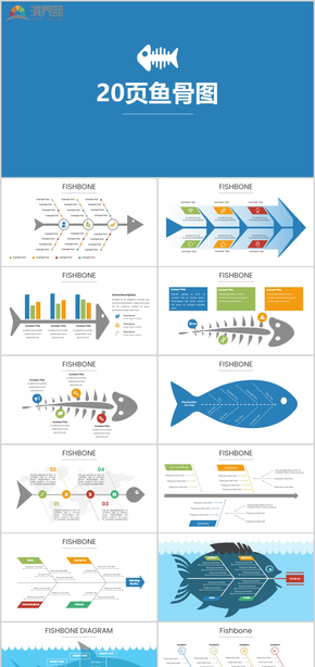 20頁魚骨圖商務(wù)圖表數(shù)據(jù)圖表商業(yè)圖表分析藍(lán)色圖表資源營銷數(shù)據(jù)統(tǒng)計動態(tài)圖表