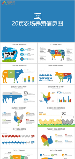 20頁農場養(yǎng)殖商務圖表數(shù)據(jù)圖表商業(yè)圖表分析藍色圖表資源營銷數(shù)據(jù)統(tǒng)計動態(tài)圖表