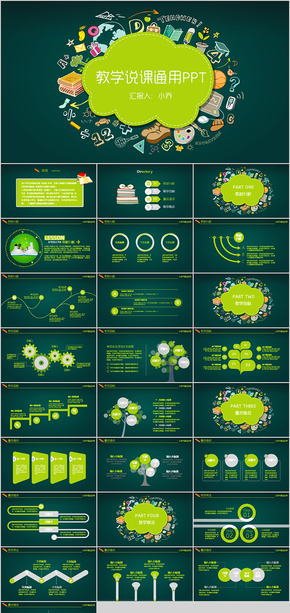 創(chuàng)意通用說(shuō)課微課試講公開(kāi)課教學(xué)設(shè)計(jì)教育教學(xué)兒童培訓(xùn)PPT模板