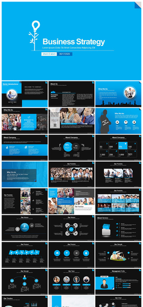 藍(lán)色高端企業(yè)介紹企業(yè)宣傳工作匯報工作總結(jié)工作計(jì)劃商業(yè)計(jì)劃數(shù)據(jù)分析融資計(jì)劃等企業(yè)商務(wù)通用PPT模板
