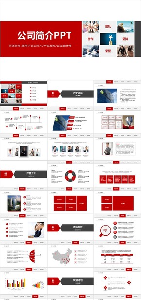 簡約大氣公司企業(yè)宣傳產品宣傳企業(yè)簡介公司簡介ppt模板