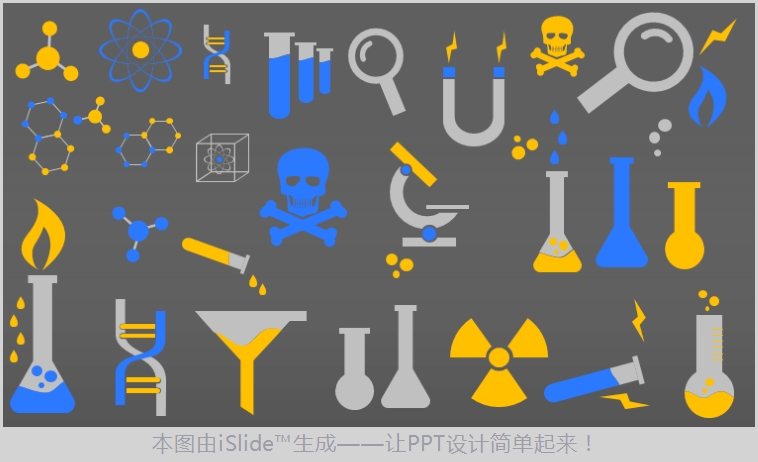 作品标题:化学化工行业相关图标全套